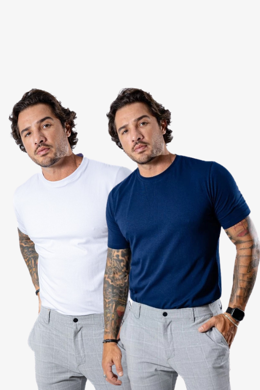 Kit com 2  Camisetas Masculinas Tecnológicas