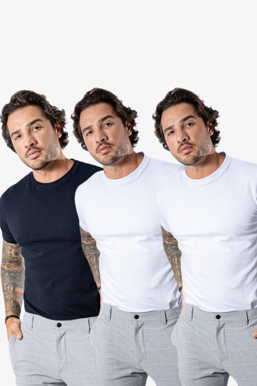Kit de 3 Camisetas Masculinas Tecnológicas