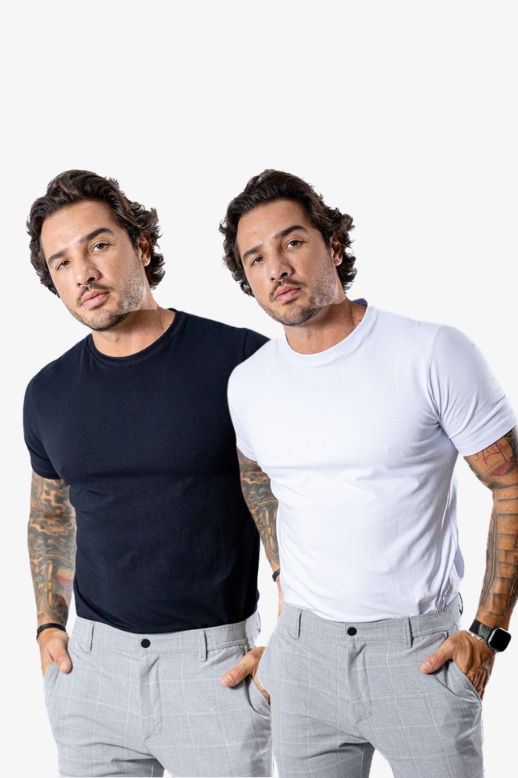 Kit com 2  Camisetas Masculinas Tecnológicas