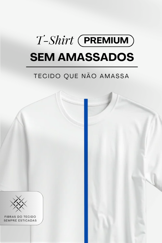 Camisetas Masculinas Tecnológicas - Cotton Tech