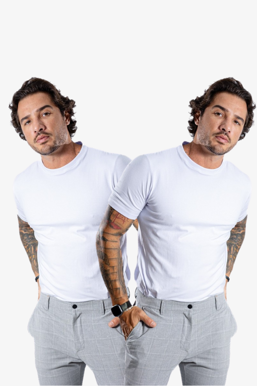 Kit com 2  Camisetas Masculinas Tecnológicas