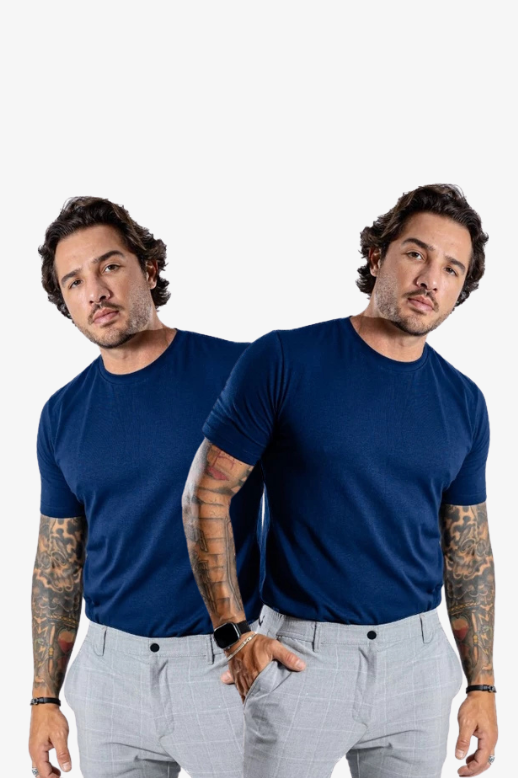 Kit com 2  Camisetas Masculinas Tecnológicas