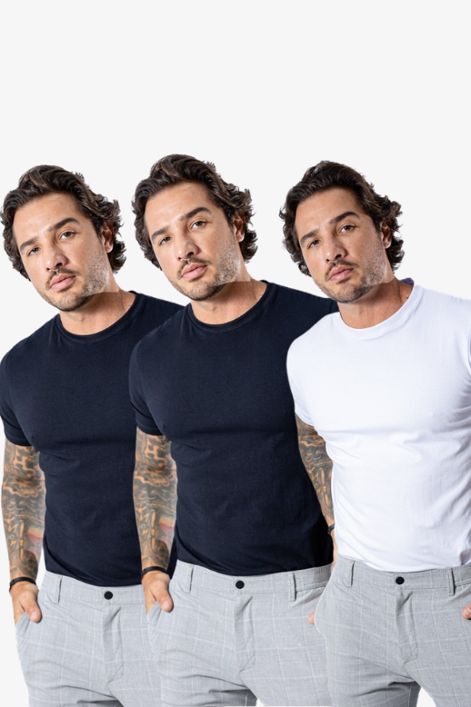Kit de 3 Camisetas Masculinas Tecnológicas