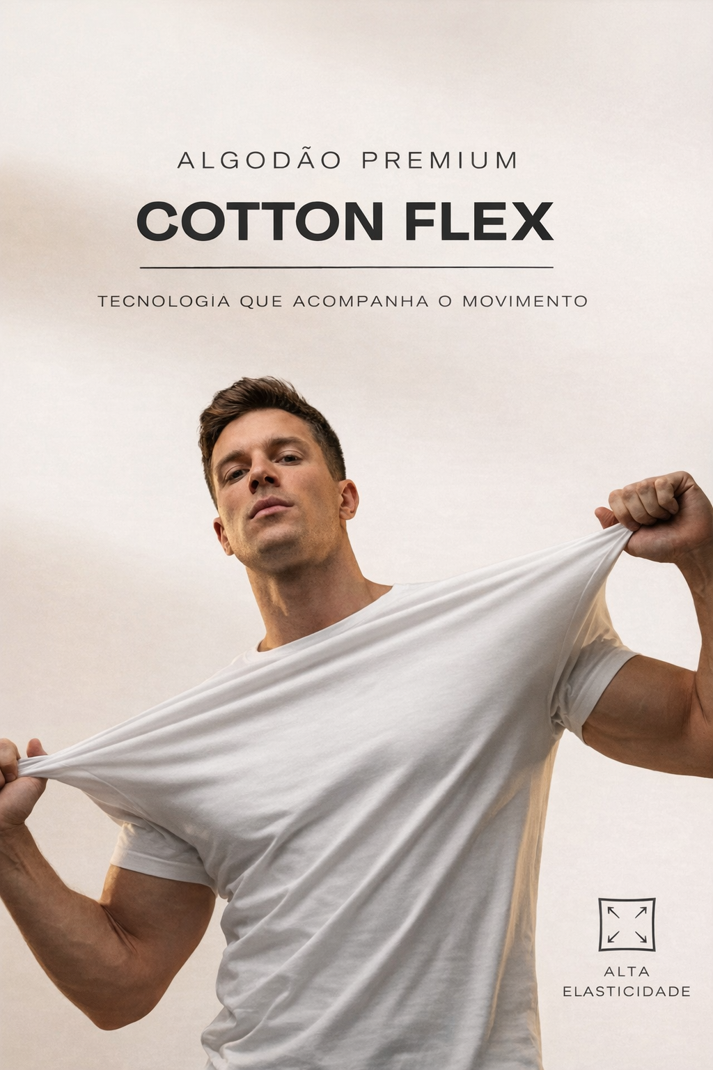 Kit de 3 Camisetas Masculinas Tecnológicas