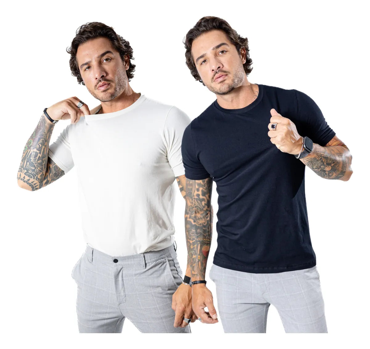 Kit com 2  Camisetas Masculinas Tecnológicas