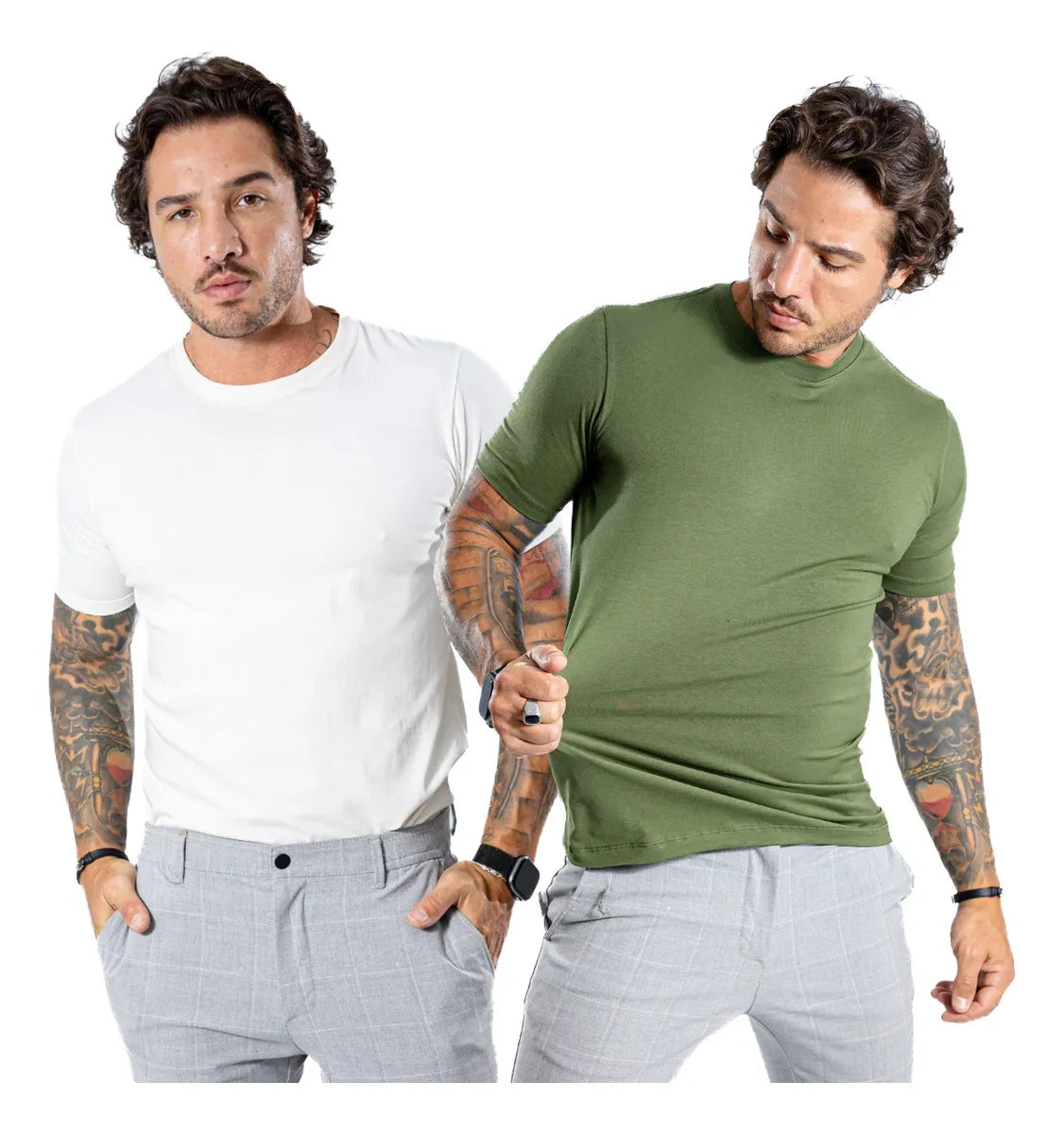 Kit com 2  Camisetas Masculinas Tecnológicas
