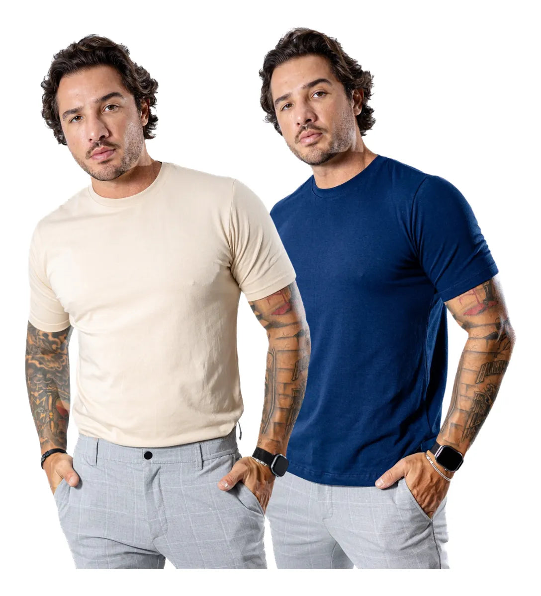 Kit com 2  Camisetas Masculinas Tecnológicas