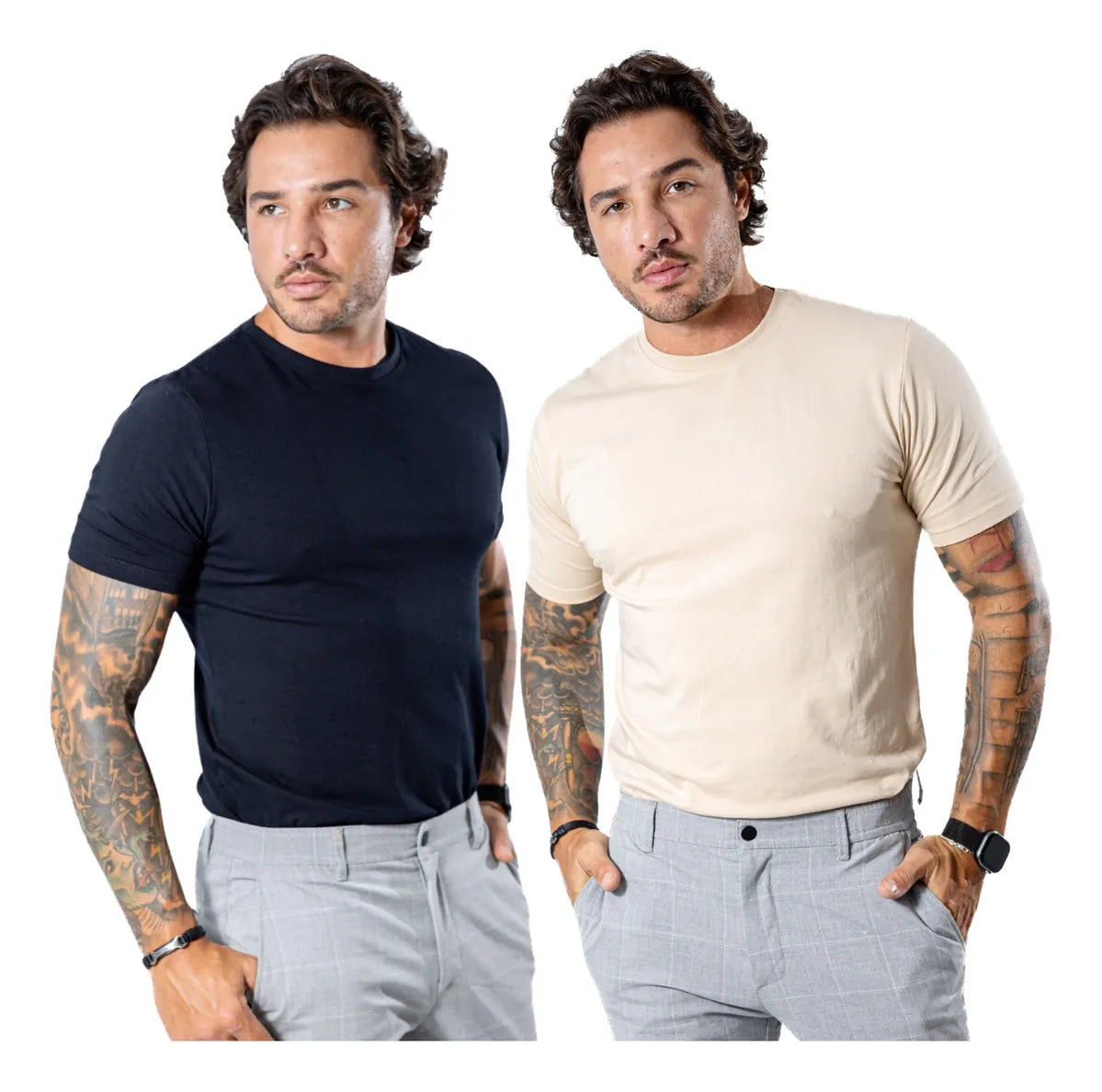 Kit com 2  Camisetas Masculinas Tecnológicas