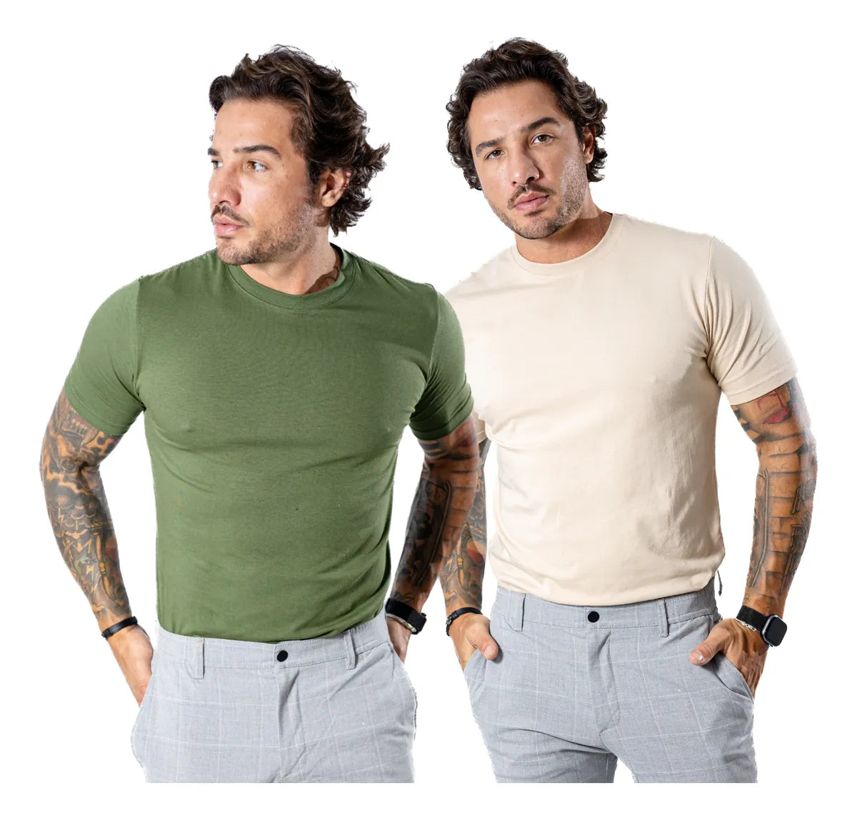 Kit com 2  Camisetas Masculinas Tecnológicas